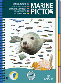 All Eastern Atlantic sea-life, the Marine Pictolife describes more than 250 marine species. With its completely waterproof, plasticized pages, it easily fits into a diving vest pocket or a beachbag.