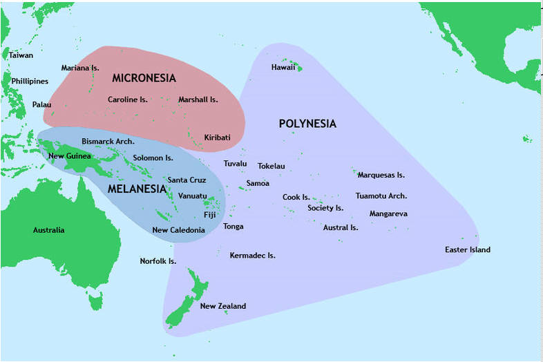 Fishes of Polynesia , Melanesia and Micronesia distribution