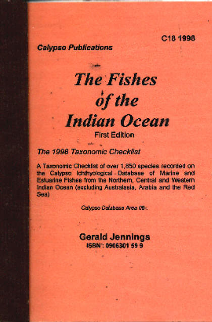 The Fishes of the Indian Ocean. Taxonomic Classification. 