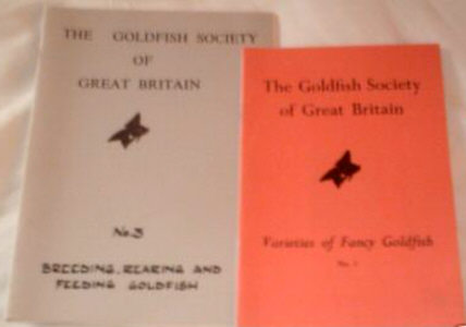 GOLDFISH SOCIETY OF GREAT BRITAIN STANDARDS HANDBOOKS 