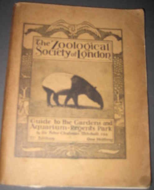 THE ZOOLOGICAL SOCIETY OF LONDON GUIDE TO THE GARDENS AND AQUARIUM, REGENTS PARK,