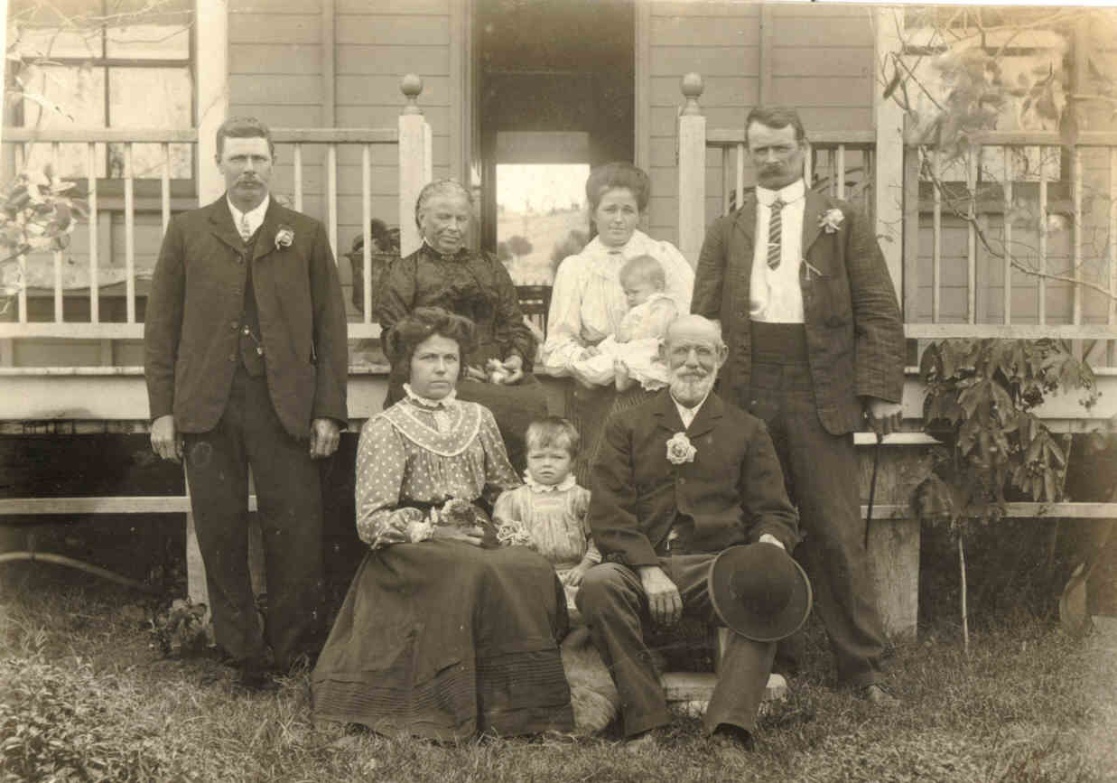 The Maxams at their house in Muswell Lane,North London, near the Mus Well.