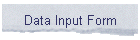 Data Input Form
